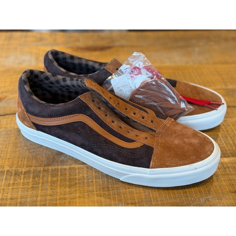 Vans Old Skool Low Cut Suede Plaid VN0A2Z42N1Z Men's Size 11.5 Plaid Interior